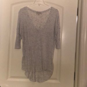 💢final drop Express tissue grey fleck tee